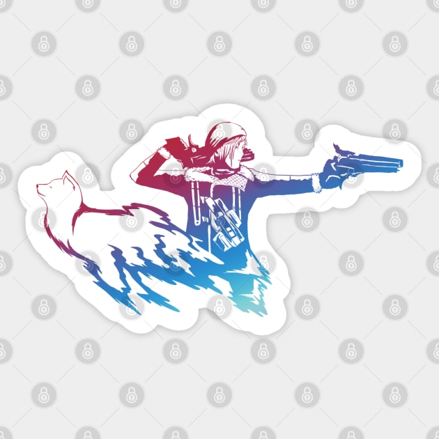 Prompto and Pryna (Episode Prompto) Sticker by Silveretta